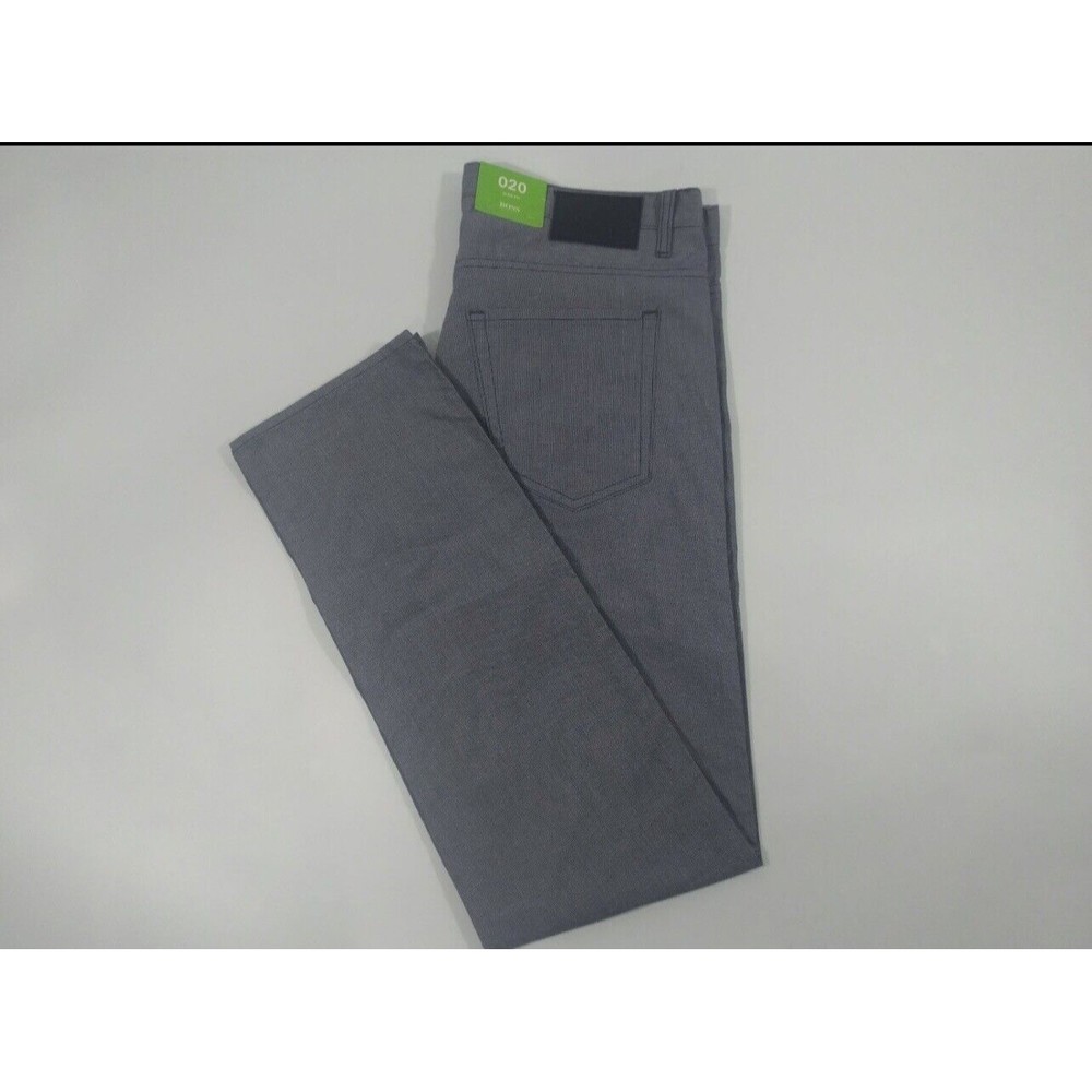 BOSS HUGO BOSS 020 C-DELAWARE SLIM FIT  CHINOS MENS SIZE 38X30 LIGHT GRAY NWT